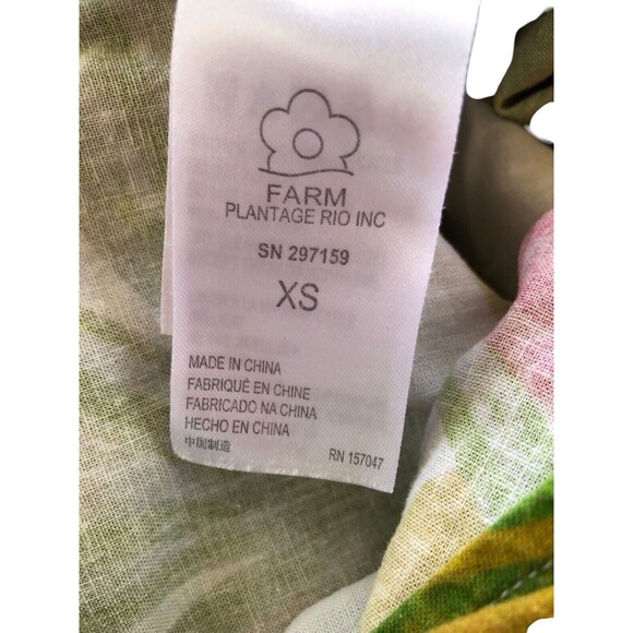 FARM Rio Spring Forest Jumpsuit One Piece Long Sleeves Multicolor Size XS - Picture 12 of 13